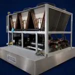 ExhaustFlow Technologies patented integrated base system for air-cooled chillers